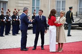 Paris 2024 - Reception At Elysee Prior Opening Ceremony