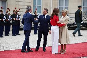 Paris 2024 - Reception At Elysee Prior Opening Ceremony