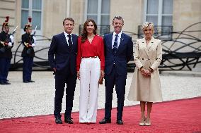 Paris 2024 - Reception At Elysee Prior Opening Ceremony