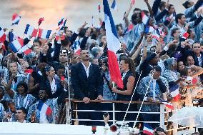 Paris 2024 - Opening Ceremony - French Delegation