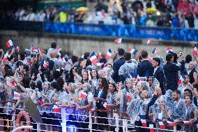 Paris 2024 - Opening Ceremony - French Delegation