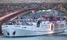 Paris 2024 - Opening Ceremony - French Delegation