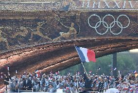 Paris 2024 - Opening Ceremony - French Delegation