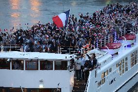 Paris 2024 - Opening Ceremony - French Delegation