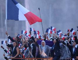 Paris 2024 - Opening Ceremony - French Delegation