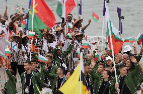 (PARIS2024) FRANCE-PARIS-OLY-OPENING CEREMONY