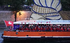 (PARIS2024) FRANCE-PARIS-OLY-OPENING CEREMONY