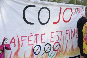 Paris 2024 - Demonstration Against The Opening Ceremony