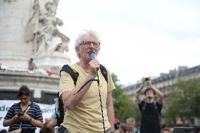 Paris 2024 - Demonstration Against The Opening Ceremony