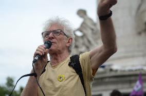 Paris 2024 - Demonstration Against The Opening Ceremony