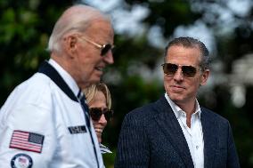 President Biden deprats White House for Camp David weekend
