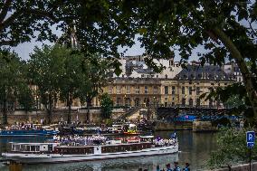 Olympic Games Opening In Seine River