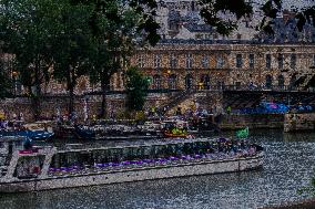 Olympic Games Opening In Seine River