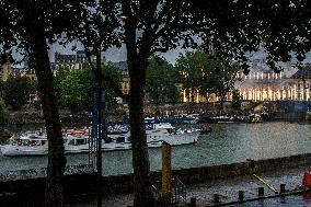 Olympic Games Opening In Seine River