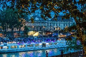 Olympic Games Opening In Seine River