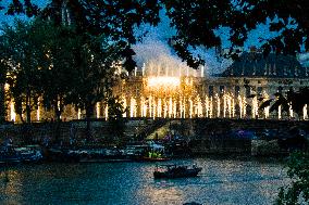 Olympic Games Opening In Seine River