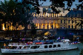 Olympic Games Opening In Seine River