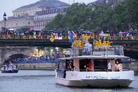 (PARIS2024) FRANCE-PARIS-OLY-OPENING CEREMONY