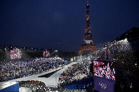 (PARIS2024) FRANCE-PARIS-OLY-OPENING CEREMONY