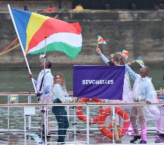 (PARIS2024) FRANCE-PARIS-OLY-OPENING CEREMONY