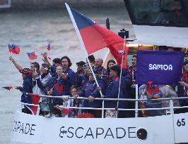 (PARIS2024) FRANCE-PARIS-OLY-OPENING CEREMONY