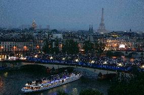 (PARIS2024) FRANCE-PARIS-OLY-OPENING CEREMONY