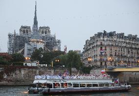 (PARIS2024) FRANCE-PARIS-OLY-OPENING CEREMONY