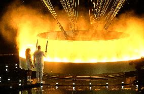 (PARIS2024) FRANCE-PARIS-OLY-OPENING CEREMONY