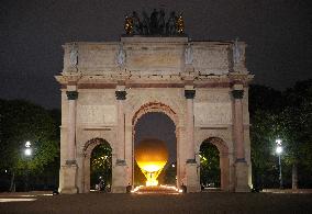 Paris 2024 - Olympic Flame Being Lit