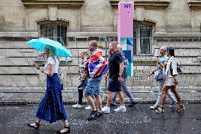 Supporters From All Over The World Attend The Opening Ceremony Of The Paris 2024 Olympic Games