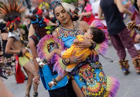 699th Anniversary Of The Founding Of Mexico-Tenochtitlan