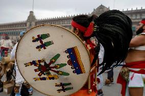 699th Anniversary Of The Founding Of Mexico-Tenochtitlan