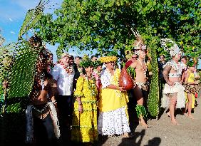 (PARIS2024)FRENCH POLYNESIA-TAHITI-OLY-OPENING CEREMONY