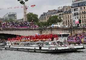 (PARIS2024) FRANCE-PARIS-OLY-OPENING CEREMONY