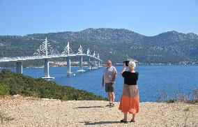 CROATIA-KOMARNA-PELJESAC BRIDGE-2ND ANNIVERSARY