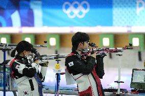 (PARIS2024)FRANCE-CHATEAUROUX-SHOOTING-10M AIR RIFLE MIXED TEAM