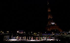 Paris 2024 - Opening Ceremony - Aerial View