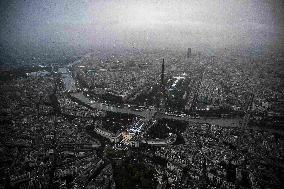 Paris 2024 - Opening Ceremony - Aerial View