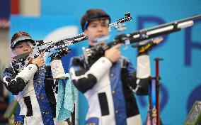 (PARIS2024)FRANCE-CHATEAUROUX-SHOOTING-10M AIR RIFLE MIXED TEAM-BRONZE MEDAL MATCH