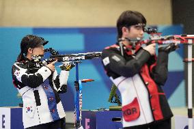 (PARIS2024)FRANCE-CHATEAUROUX-SHOOTING-10M AIR RIFLE MIXED TEAM-GOLD MEDAL MATCH