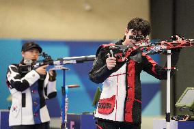 (PARIS2024)FRANCE-CHATEAUROUX-SHOOTING-10M AIR RIFLE MIXED TEAM-GOLD MEDAL MATCH