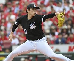 Baseball: Lotte pitcher Roki Sasaki