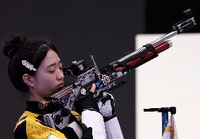 Paris 2024 - Lihao Sheng And Yuting Huang Win 10M Air Rifle Mixed Team Gold Medal