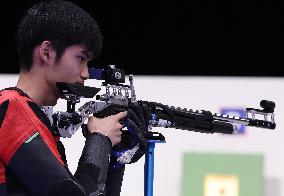 Paris 2024 - Lihao Sheng And Yuting Huang Win 10M Air Rifle Mixed Team Gold Medal