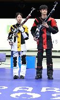 Paris 2024 - Lihao Sheng And Yuting Huang Win 10M Air Rifle Mixed Team Gold Medal