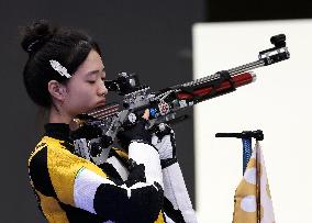 Paris 2024 - Lihao Sheng And Yuting Huang Win 10M Air Rifle Mixed Team Gold Medal