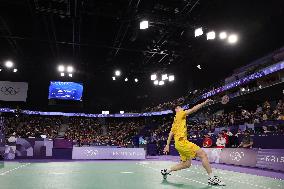 (PARIS2024)FRANCE-PARIS-BADMINTON-MEN'S SINGLES