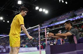 (PARIS2024)FRANCE-PARIS-BADMINTON-MEN'S SINGLES