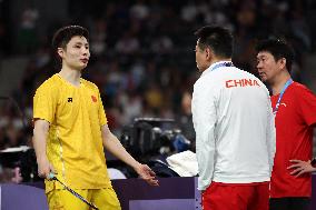 (PARIS2024)FRANCE-PARIS-BADMINTON-MEN'S SINGLES