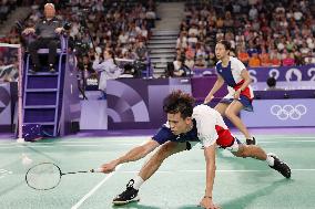 (PARIS2024)FRANCE-PARIS-BADMINTON-MIXED DOUBLES